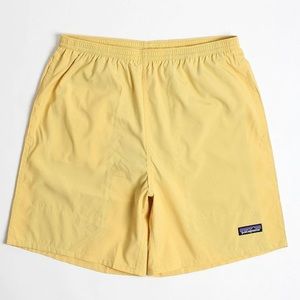 Yellow Patagonia Baggies 5”